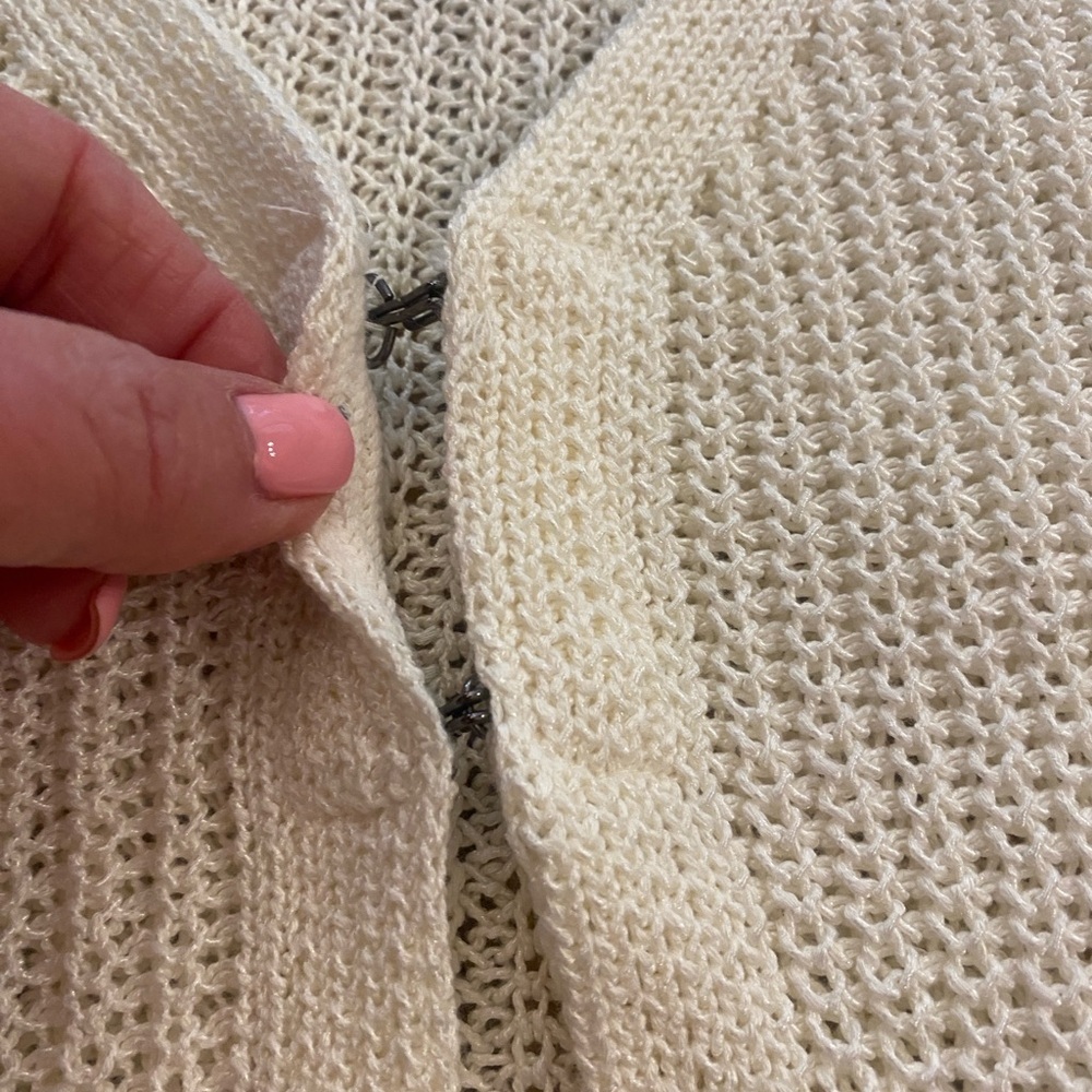 Women’s Sleeveless Knit Layered Cardigan Vest New Size small Paper Moon - Picture 8 of 9